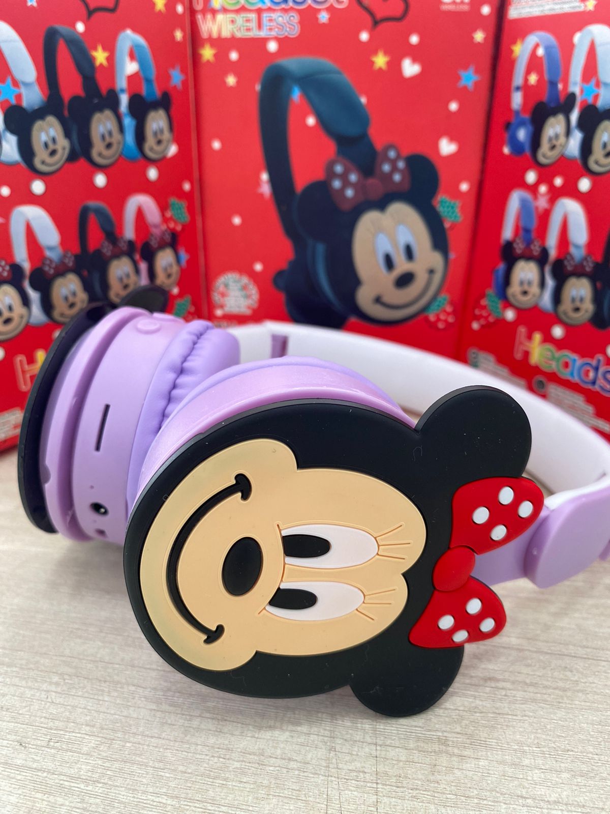 DIADEMA BLUETOOTH MINNIE Y MICKEY