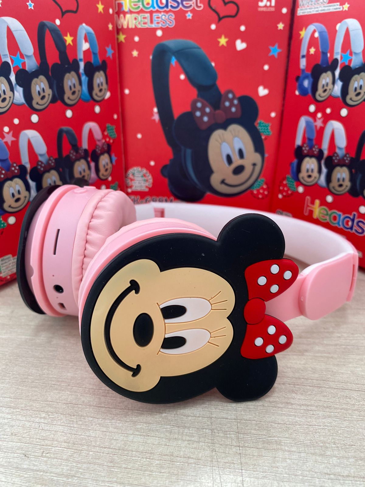 DIADEMA BLUETOOTH MINNIE Y MICKEY