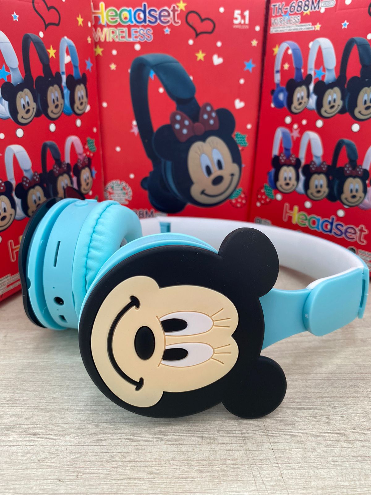 DIADEMA BLUETOOTH MINNIE Y MICKEY