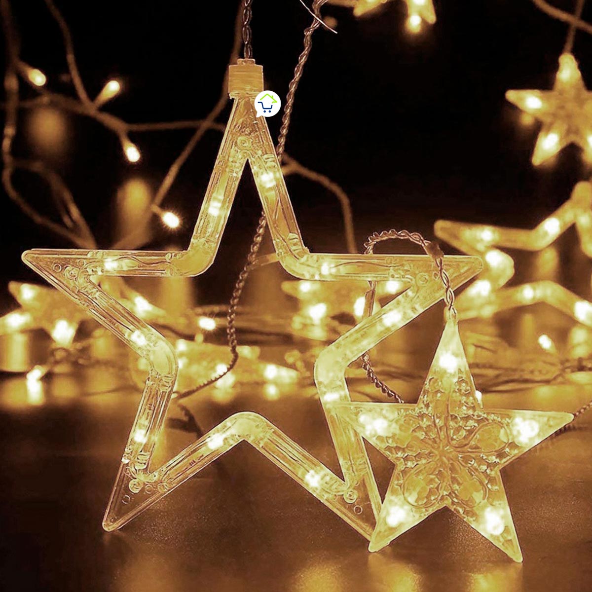 Extension Estrellas 6 M Luces Led 2095