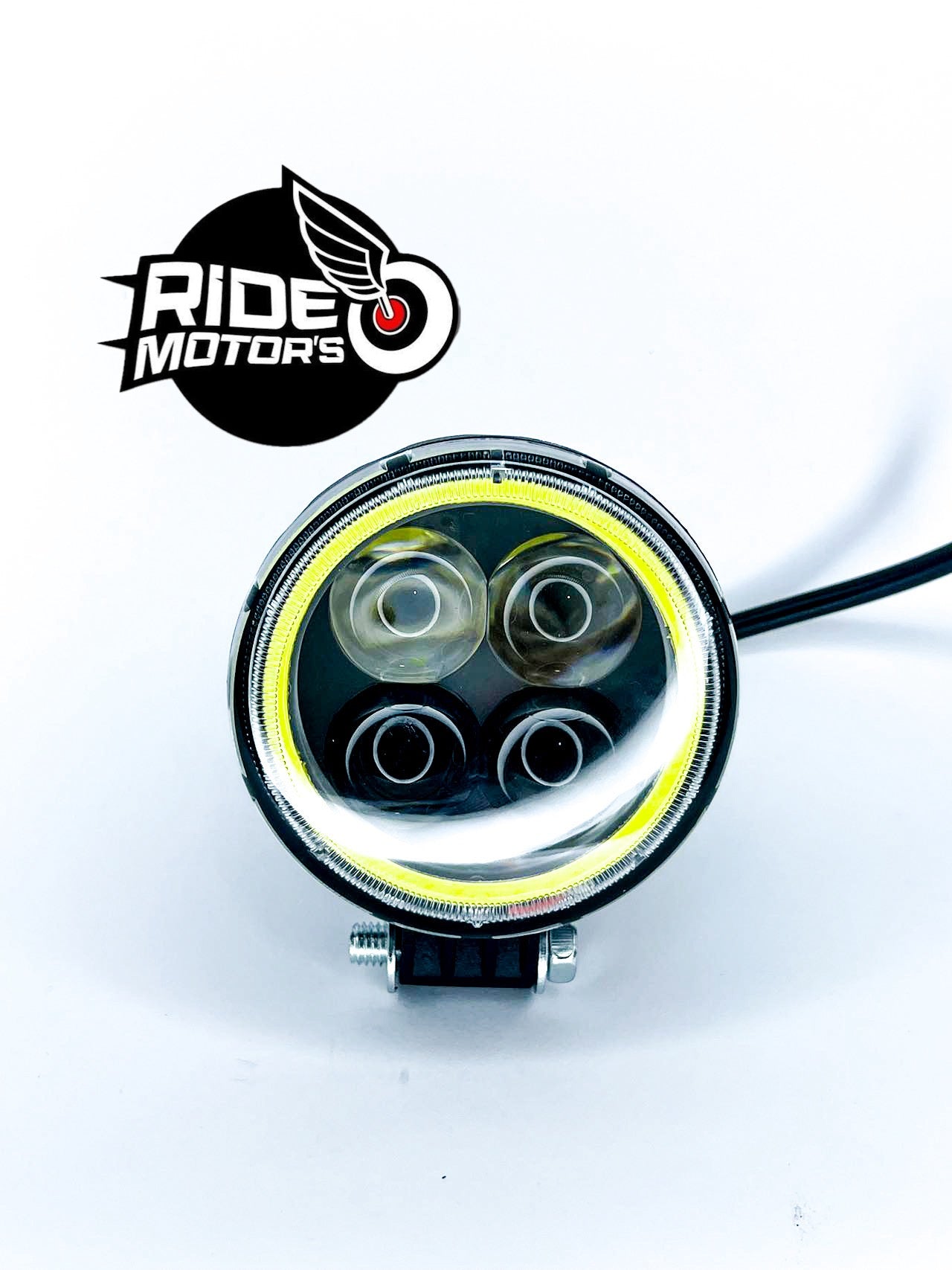 EXPLORADORA PARA MOTO REDONDA METALICA