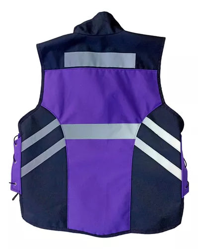 Chaleco Para Moto Reflectivo Bolsillos