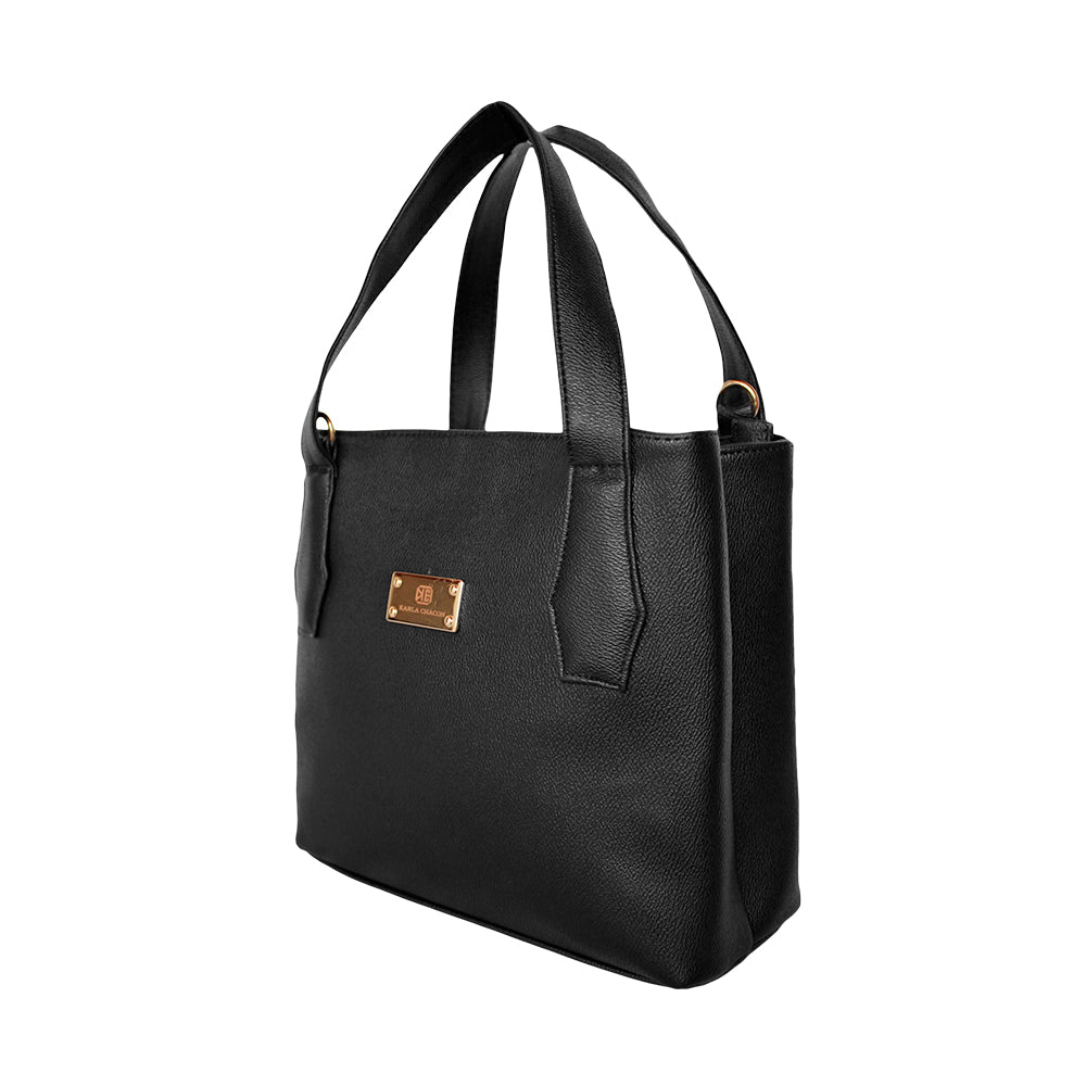 Bolso Dama Karla Chacon Fany Negro _ Envío Gratis