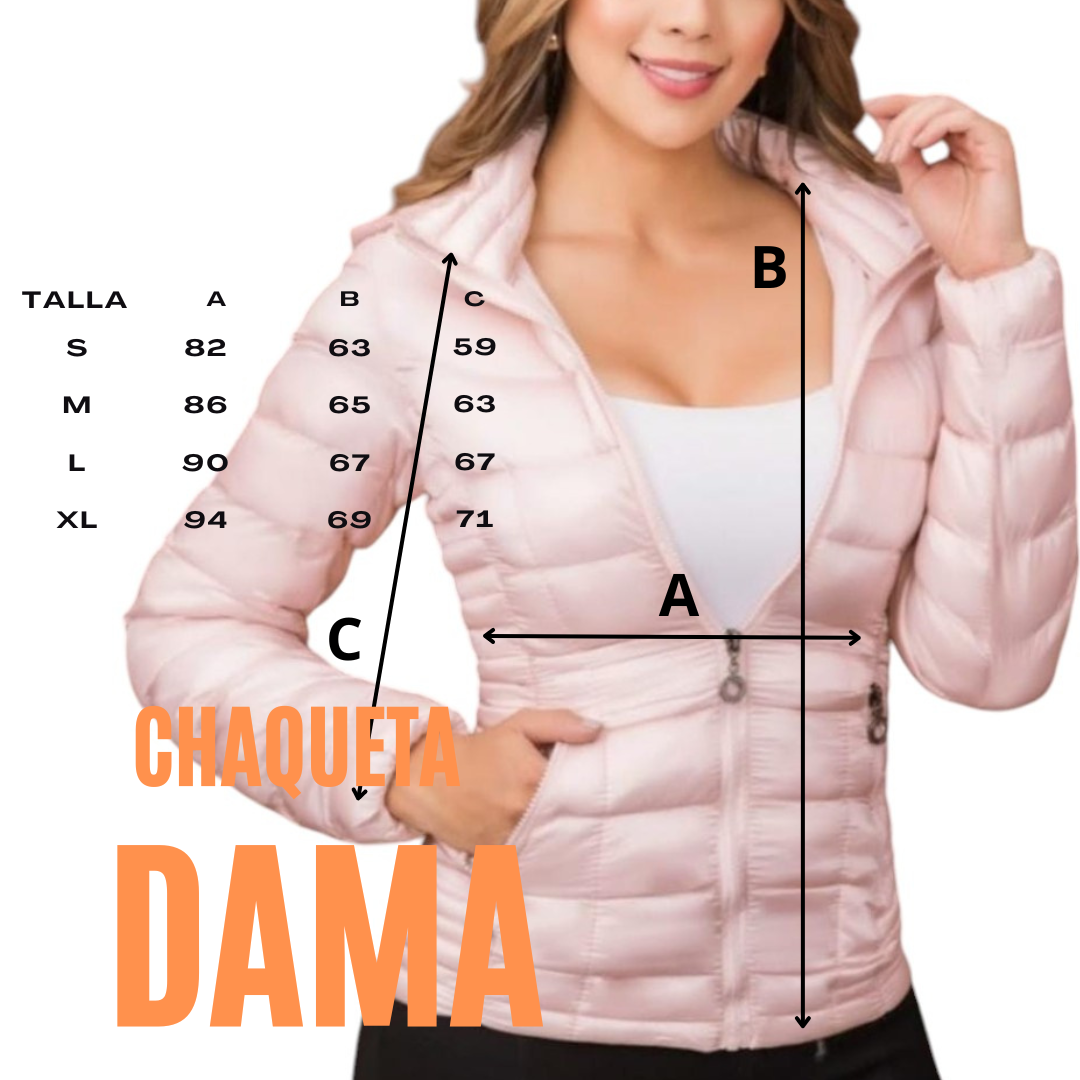 chaqueta para dama WHITE antifluido