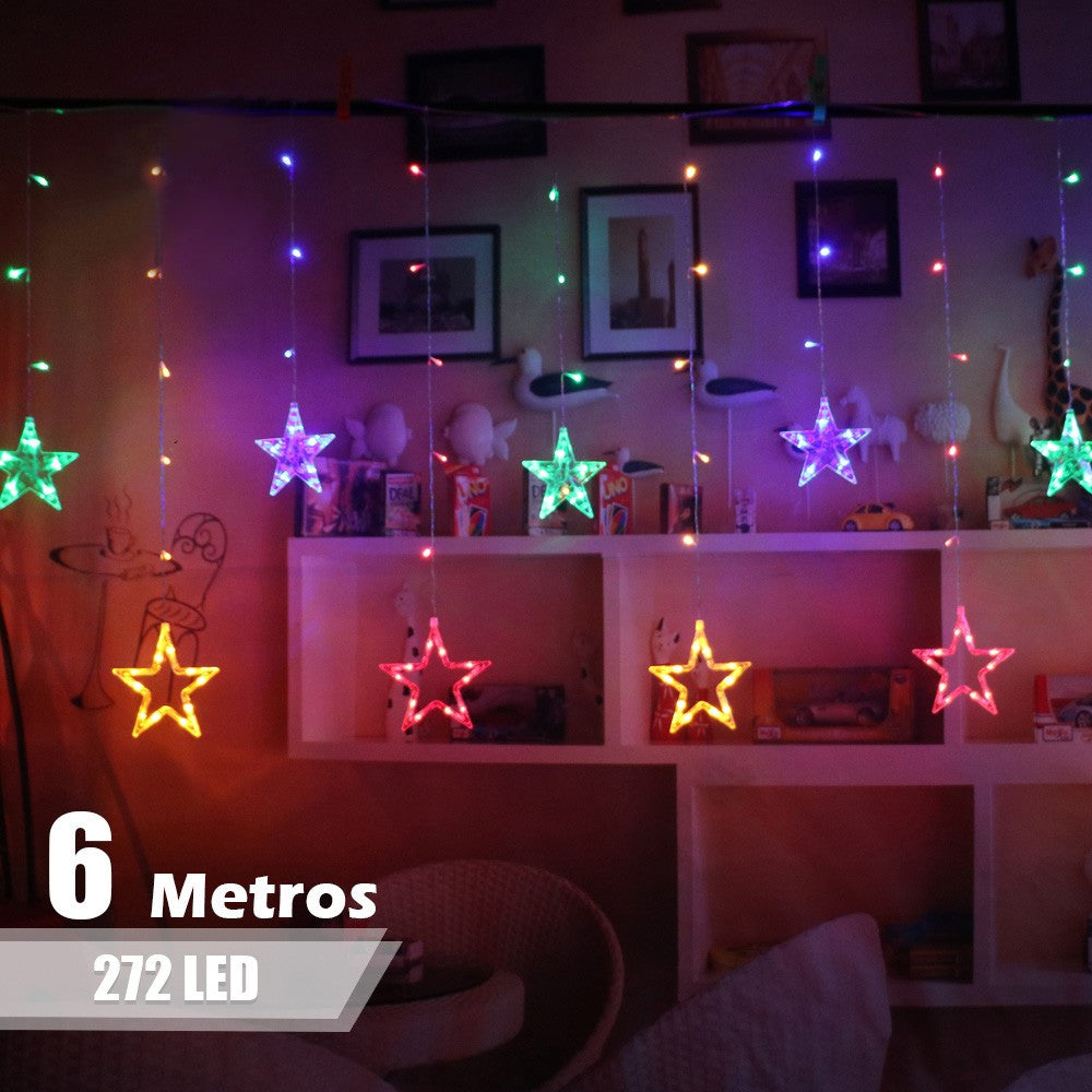 Extension Estrellas 6 M Luces Led 2095