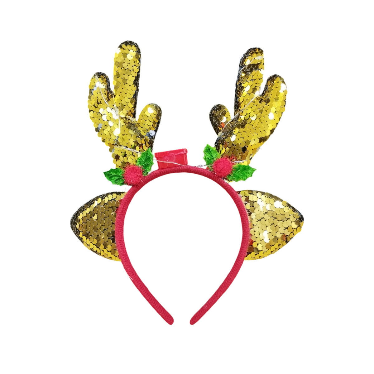 Diadema Cuernos Reno Luces LED D03LED