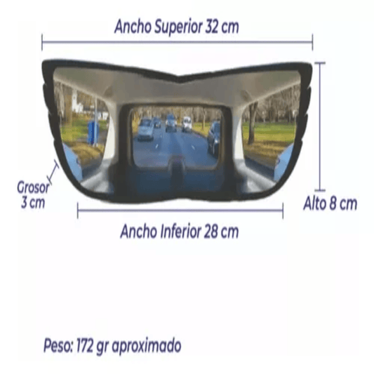 Retrovisor  Carro Gran Angular