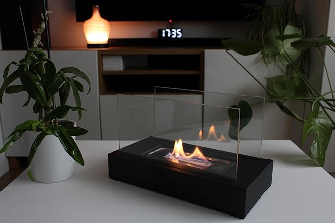 CHIMENEA A BASE DE ALCOHOL ELEGANTE HOGA