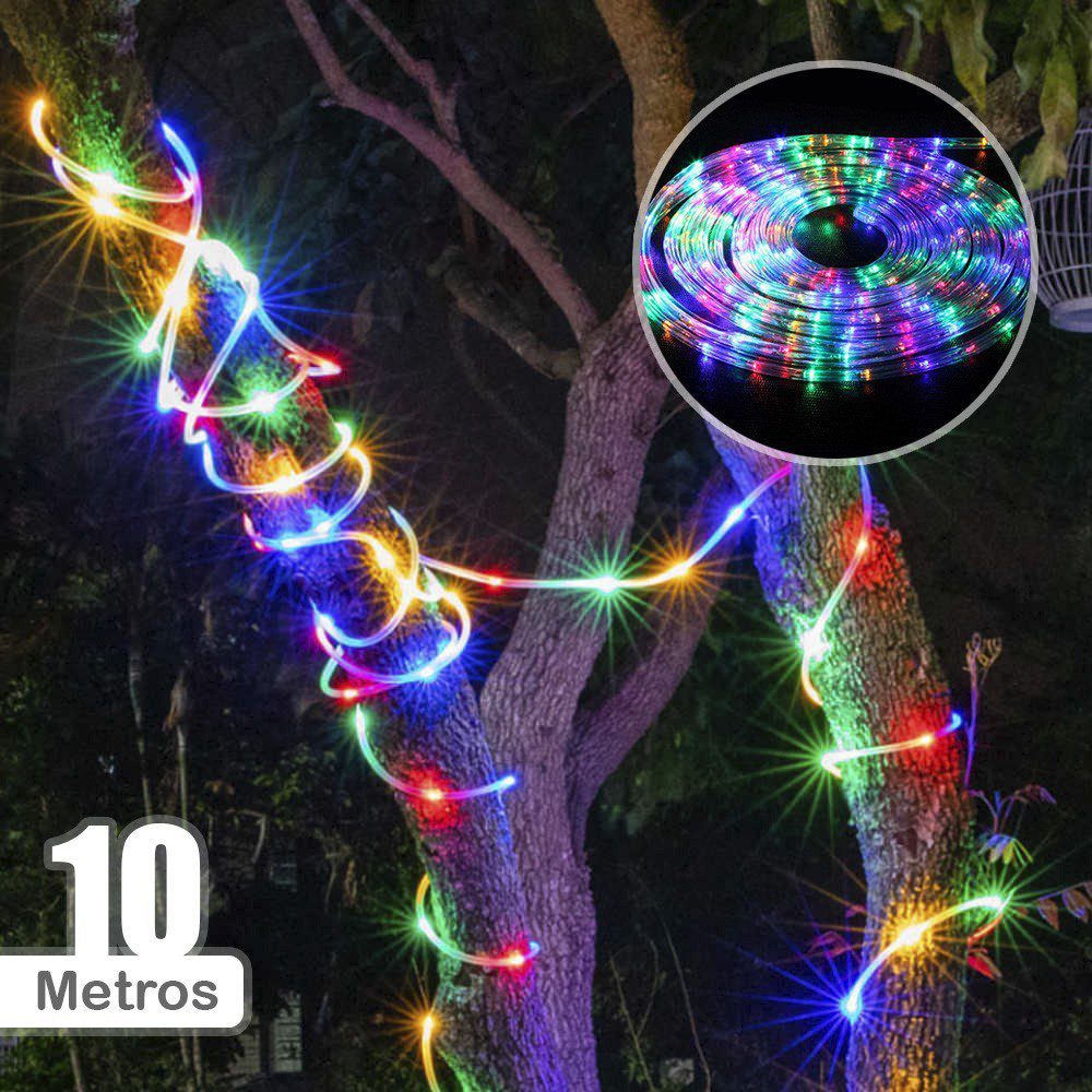 MANGUERA LED 10MTRS DECORACION NAVIDAD