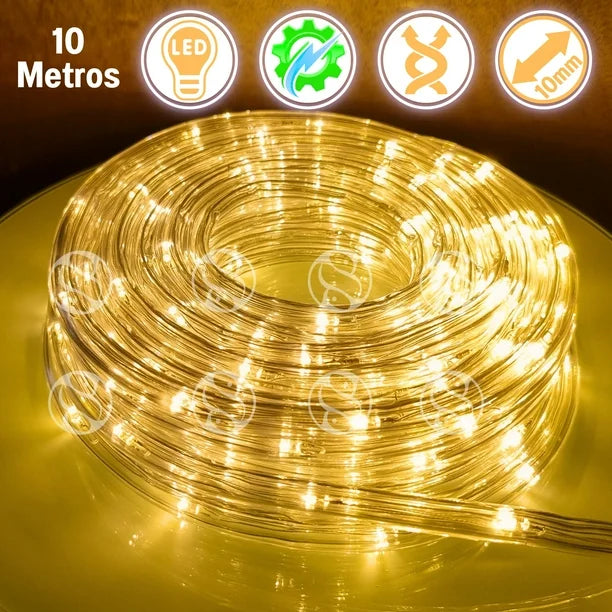 MANGUERA LED 10MTRS DECORACION NAVIDAD