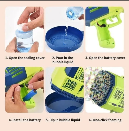 PISTOLA DE BURBUJAS