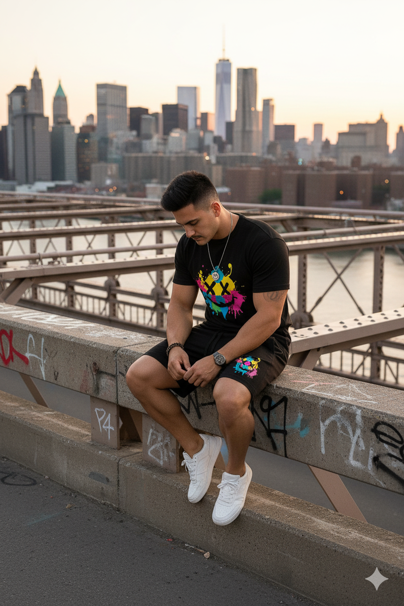 Camisa+Pantaloneta OVERSIZE - 924480