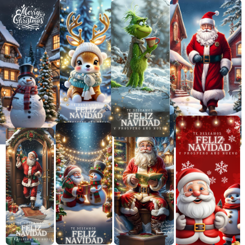 Funda para Puerta Navidad  Diseños