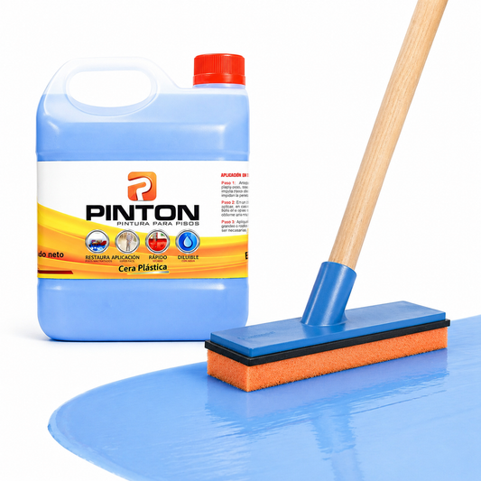 Cera Para El Piso Galón 4L + Aplicador | Cera Efecto Pintura Envío Gratis