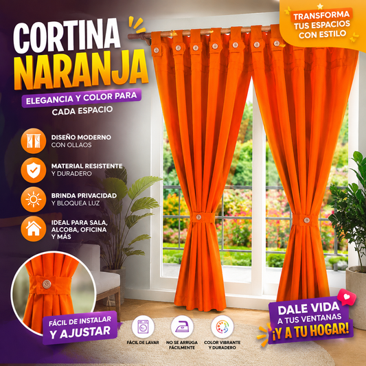 Cortina X2 Jaquard 300 Gramos 280cm Envío Gratis