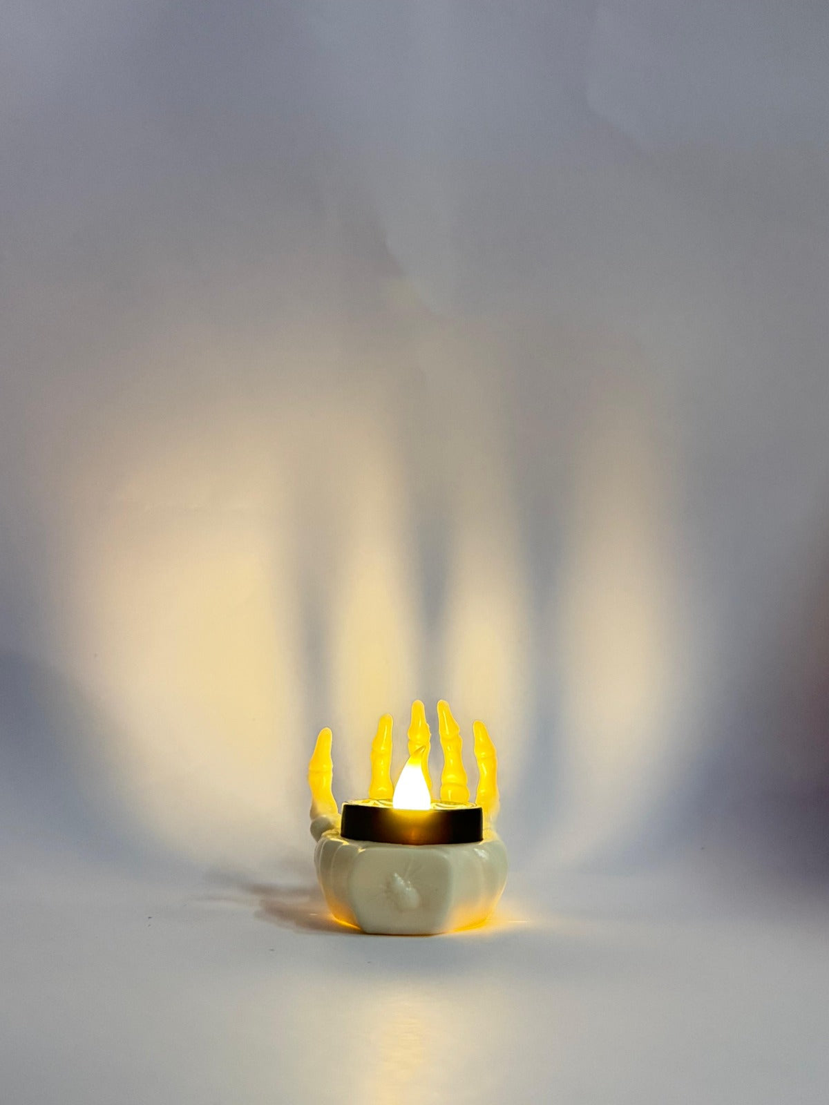 Velas LED Mano Esqueleto Halloween