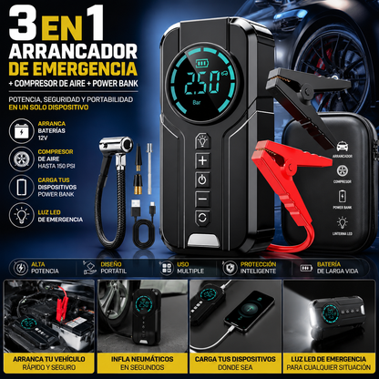 Arrancador Iniciador De Batería Portátil