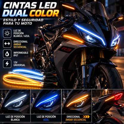 Cintas led dual color 2x1 universal ilum