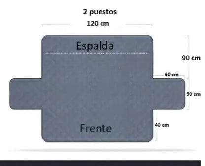 Forro  Sofá Doble Faz 2 puestos