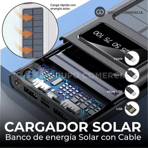 Power Bank 14.000 Mah Carga Solar prt lt
