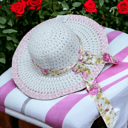 Sombrero de Ala grande, Lazo Estampado