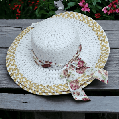 Sombrero de Ala grande, Lazo Estampado