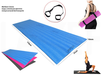 Colchonetas o tapete Mat Basicas Colores Envio Gratis