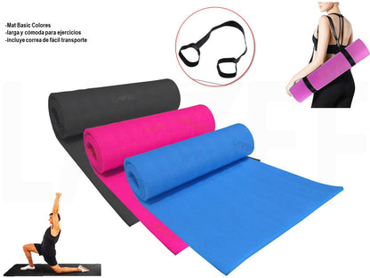 Colchonetas o tapete Mat Basicas Colores Envio Gratis