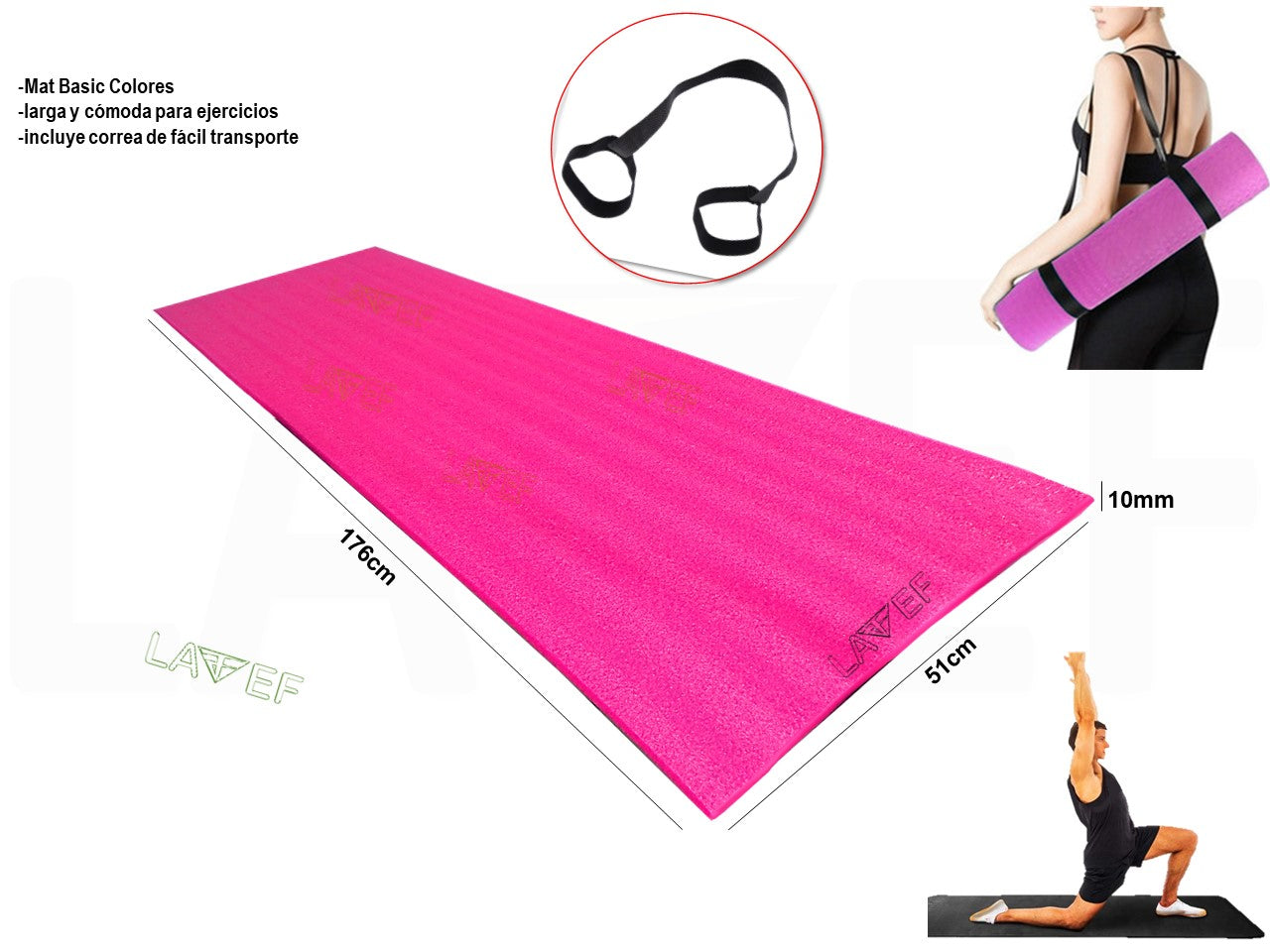 Colchonetas o tapete Mat Basicas Colores Envio Gratis