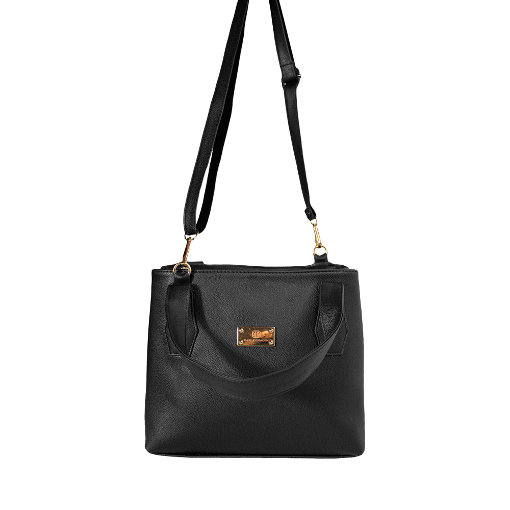 Bolso Dama Karla Chacon Fany Negro _ Envío Gratis