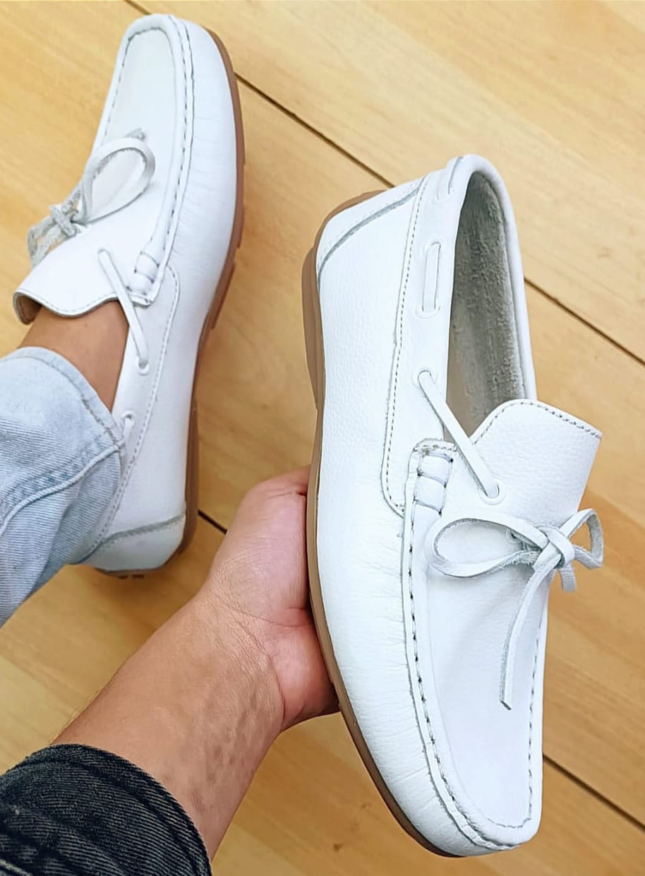 Mocasines para caballero en CUERO