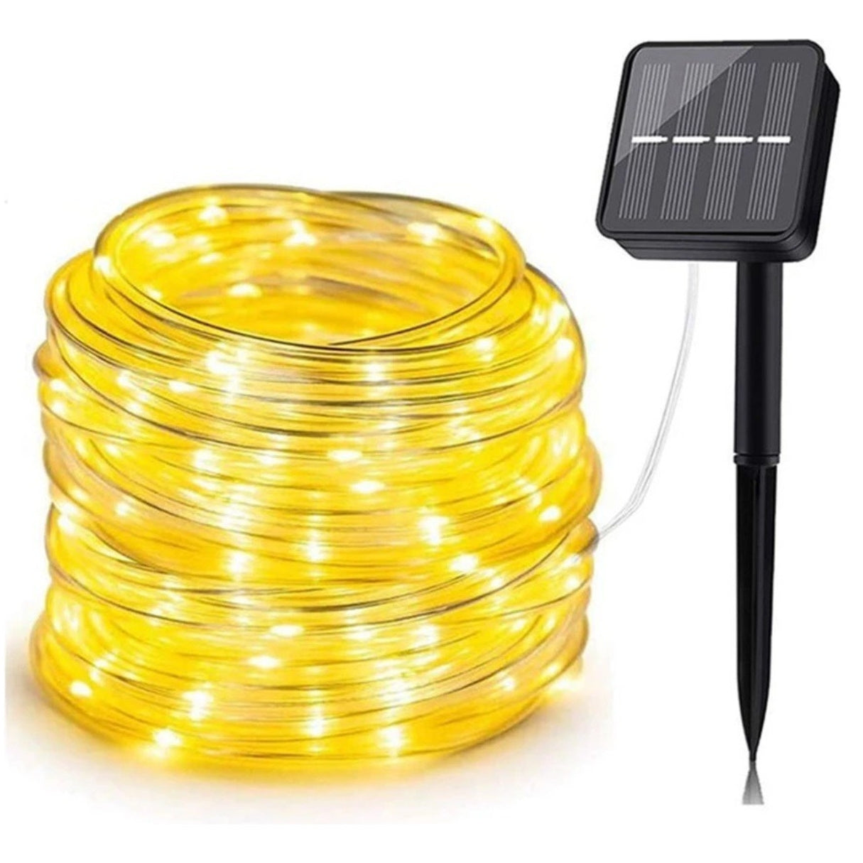 Luces Pro Panel Solar Navidad Manguera