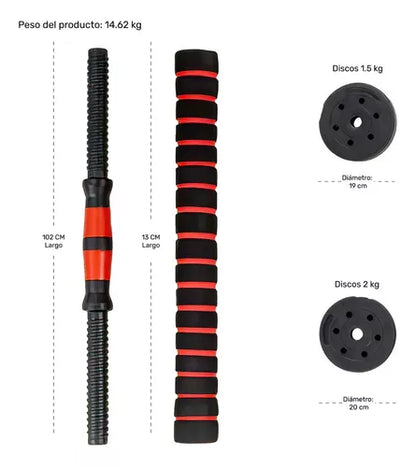 Mancuernas de 15 Kg