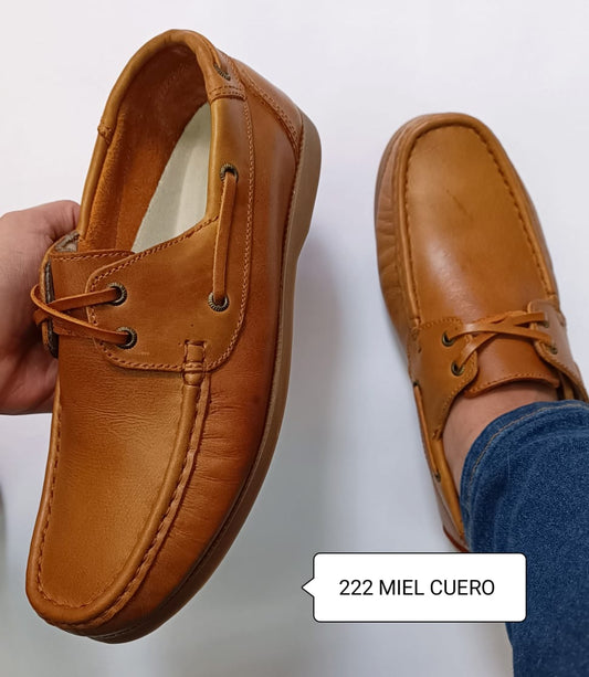 Calzado apache en CUERO para caballero