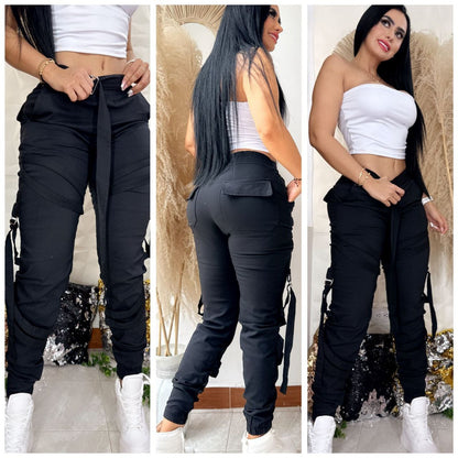 conjunto top básico y pantalon  jogger j