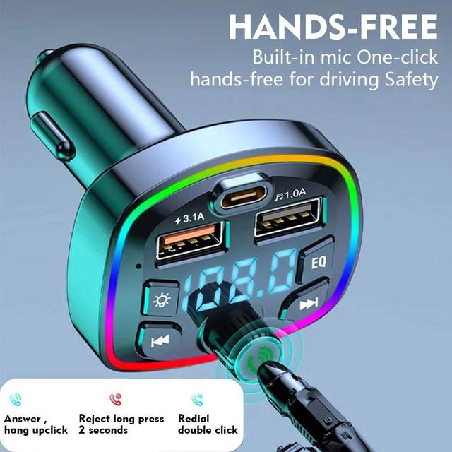 Receptor USB Para Música Y Llamadas Q7