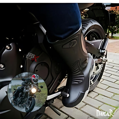 Botas caucho 100% impermeable moto