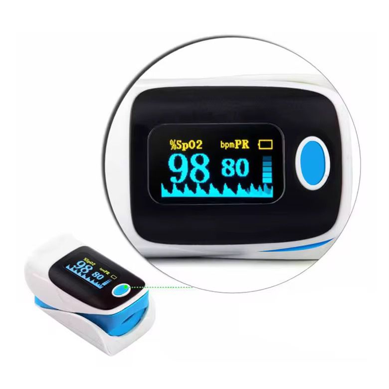⭐ Oxímetro de Pulso Digital OLED – Precisión Médica en tus Manos