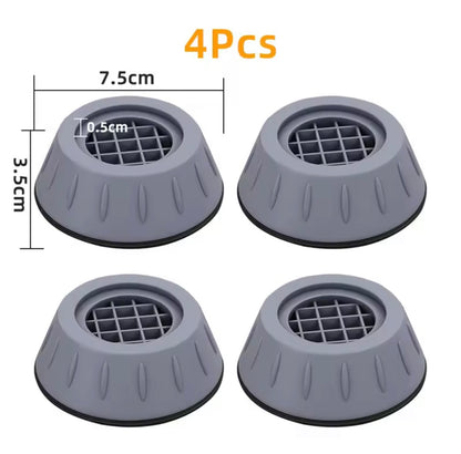 BASE SOPORTE CAUCHO X4 LAVADORA MULTIFUN
