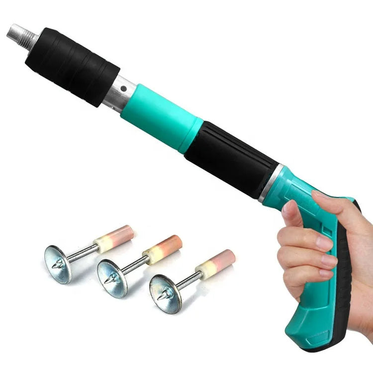 Pistola de clavos + clavos remachadora