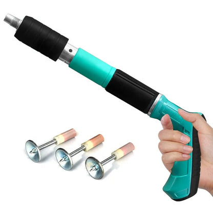 Pistola de clavos + clavos remachadora
