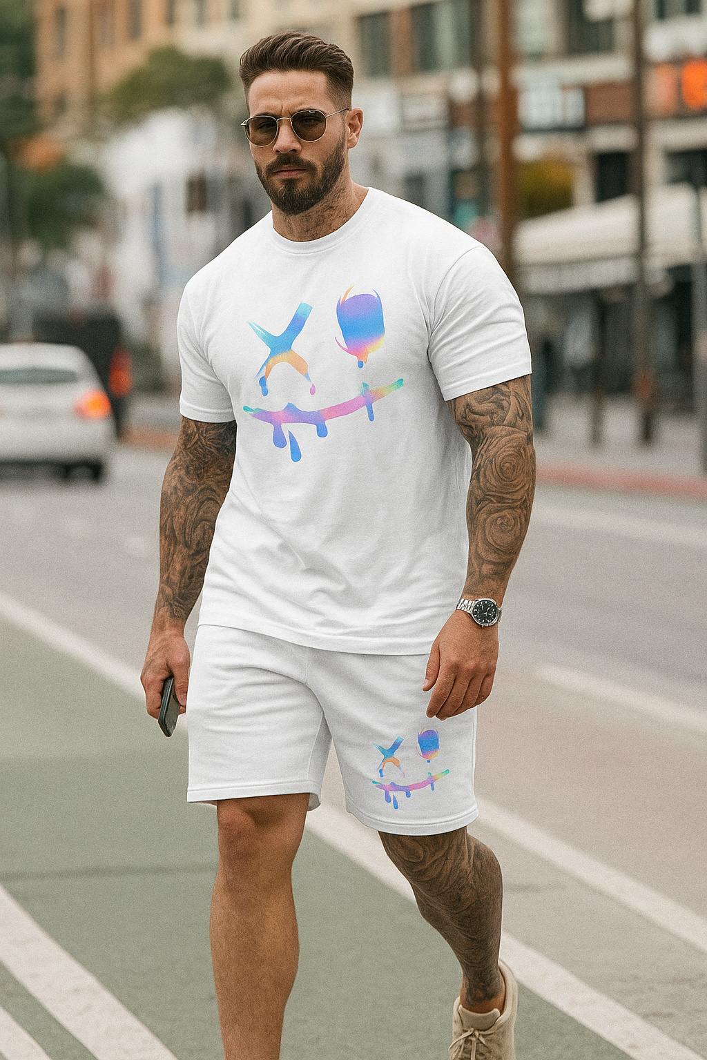 Gray helmet for bikers