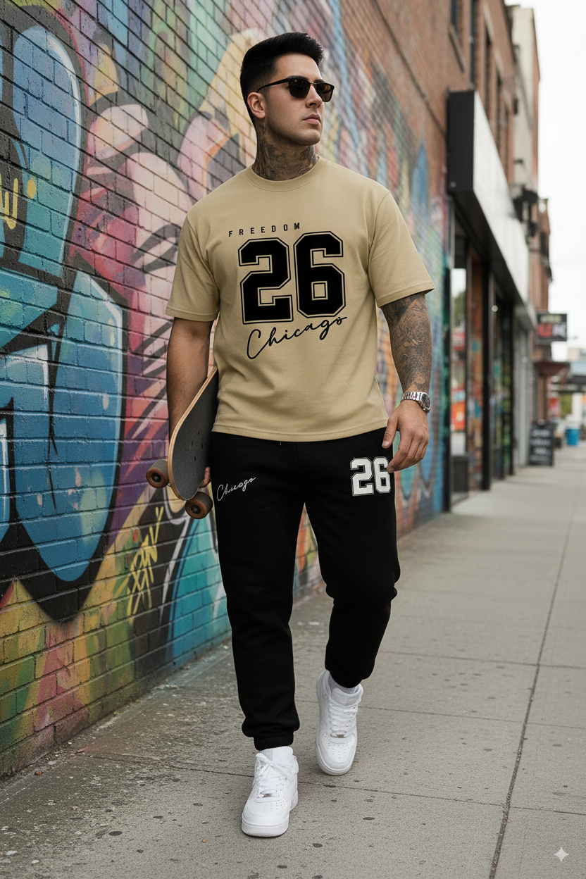 Camiseta OVERSIZE + Sudadera - 1329707