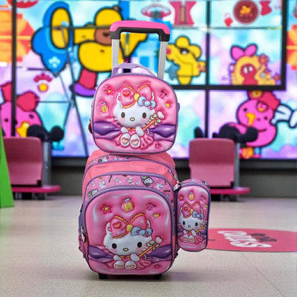 Morrales Trio en Relieve con Ruedas