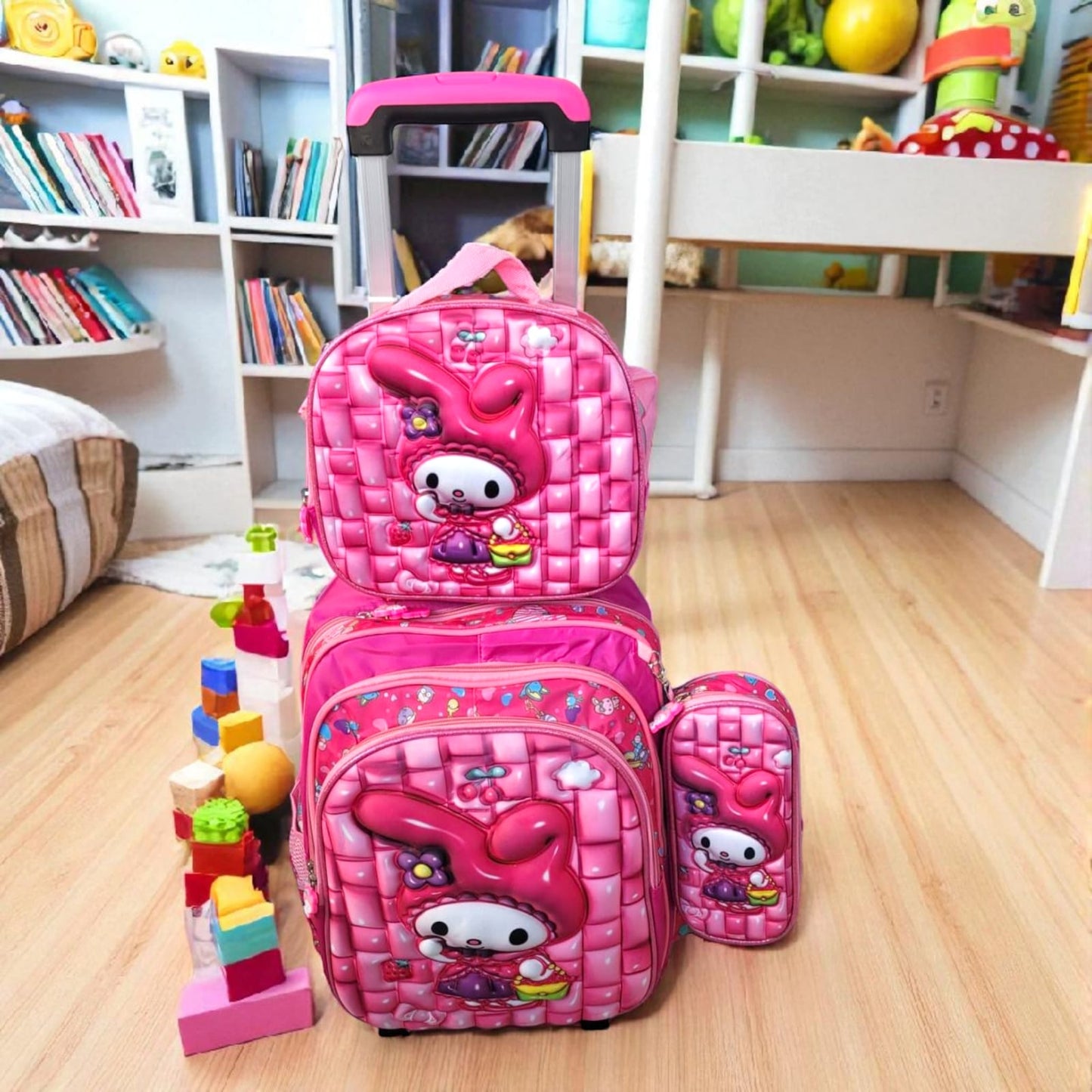 Morrales Trio en Relieve con Ruedas