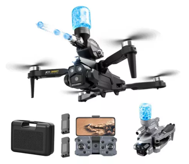 DRONE CON FUSIL HIDROGEL CARG