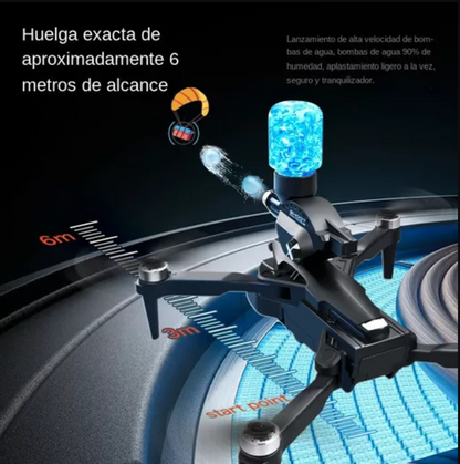 DRONE CON FUSIL HIDROGEL CARG