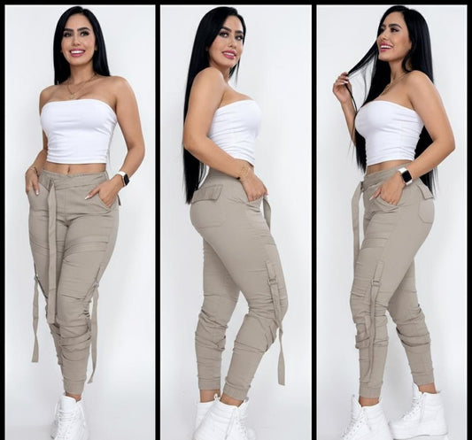 conjunto top básico y pantalon  jogger j