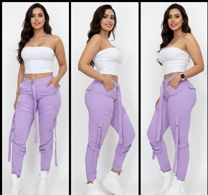 conjunto top básico y pantalon  jogger j