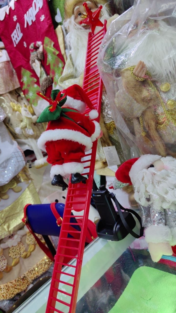 Escalera Papa Noel Navideño